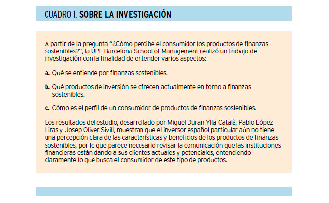 ¿Qué busca el consumidor de productos financieros sostenibles?